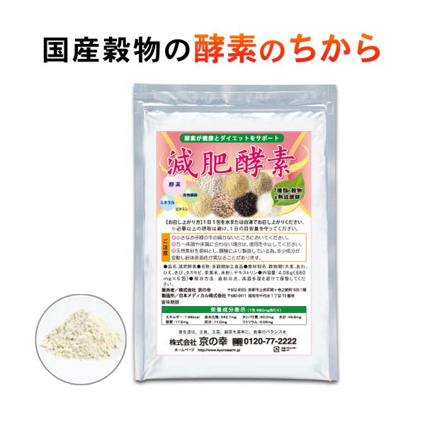 酵素 サプリ サプリメント ダイエット 減肥酵素 30包 1か月分 食物繊維 麹菌 発酵食品