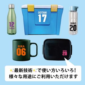 名前シール ステッカー 背番号 サッカー 野球...の詳細画像1