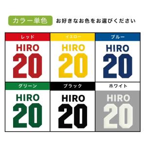 名前シール ステッカー 背番号 サッカー 野球...の詳細画像3