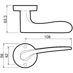 川口技研 Jレバー JL20-1M-TN/JL...の詳細画像1