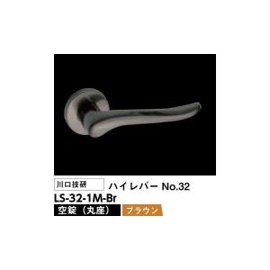 川口技研 レバーハンドル錠 LS-32-1M-B...の商品画像