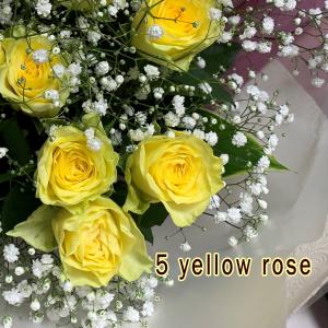 厳選バラ 黄色系花束 10本｜kyoto-flower
