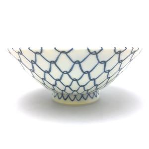 京焼 清水焼 青網 ご飯茶碗 芳山 小単品 : 松韻堂 Yahoo!店 - 通販
