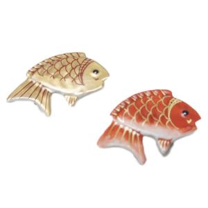 箸置き 2個セット 扇 金箔 ペア 箸置 京焼 清水焼 陶器 芳山窯 : 京都