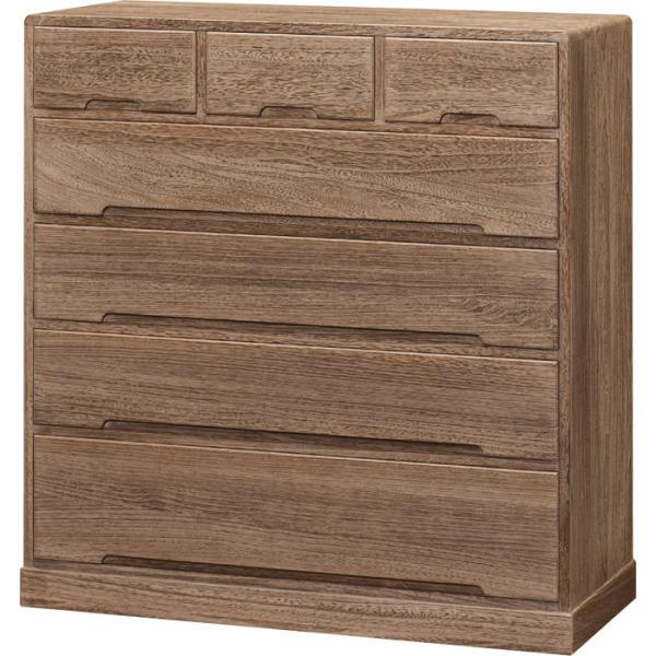 静岡県産焼桐トノコ仕上げ総桐箪笥5段国産品100cm幅衣装整理ダンスFK-666 【桐タンス 桐たん...