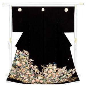 伝統工芸品　加賀友禅　浜ちりめん　留袖　袋帯　バックセット 伝統工芸品 加賀友禅 浜ちりめん 留袖 袋帯 バックセット （2025