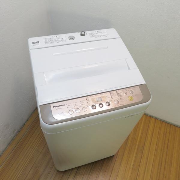 中古 良品 パナソニック 7.0kg タテ型 全自動洗濯機 NA-F70PB11-T 2018年製 ...