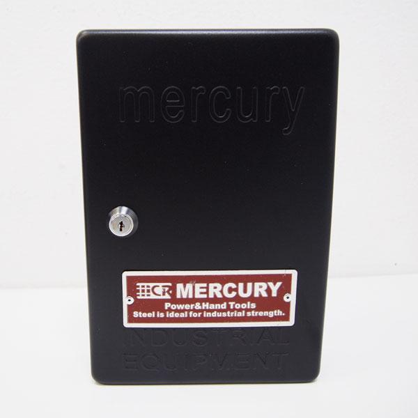 未使用 アメリカンレトロ mercury KeyCabinet スチール製 キーキャビネット マット...