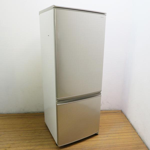 中古 一人暮らし SHARP 167L つけかえどっちもドア ファン式 2ドア冷蔵庫 自動霜取り 2...
