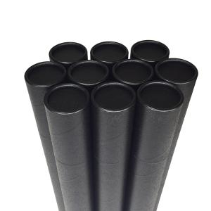 賞状用丸筒 黒 径50x360mm カール式 20本×220円 賞状入れ 卒業証書入れ