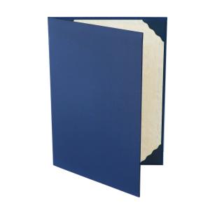 B5用 紺紙表紙 厚 2枚収納用 賞状ホルダー 証書ファイル