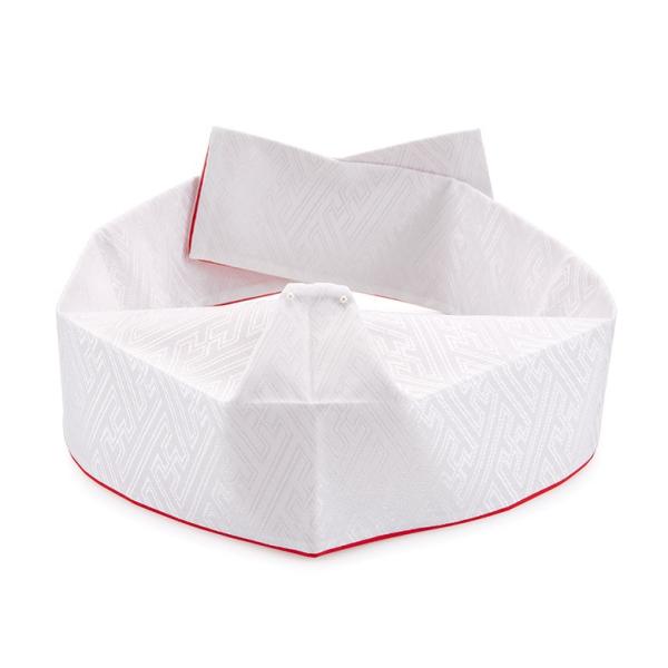 角かくし 花嫁 白 サヤ型 裏赤 ウエディング