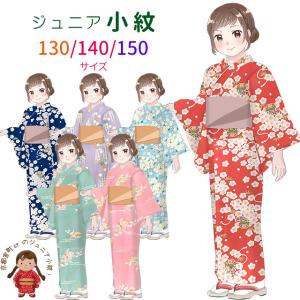 九重 ジュニア着物 3点セット 小紋着物 重ね衿 長儒袢 二尺袖着物 二尺