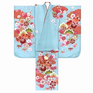 七五三 着物 7歳女の子正絹 四つ身の着物(単...の詳細画像2
