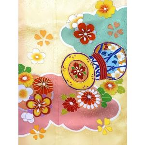 七五三 着物 7歳 絵羽柄 金駒刺繍 四つ身の...の詳細画像5