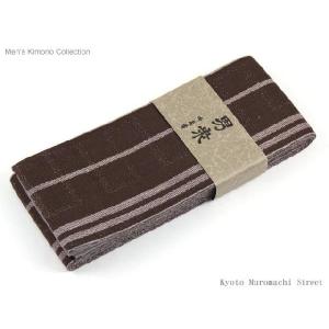 京都室町st. 角帯 男性用角帯 焦茶 KOB930
