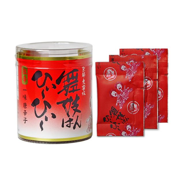 公式 | 舞妓はんひぃ〜ひぃ〜 一味唐辛子 (豆袋) おちゃのこさいさい 京都 | 舞妓さん 激辛 ...