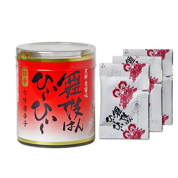 舞妓はんひぃ〜ひぃ〜七味唐辛子（豆袋） 　おちゃのこさいさい 京都 激辛を超えた狂辛七味 辛い中に山...