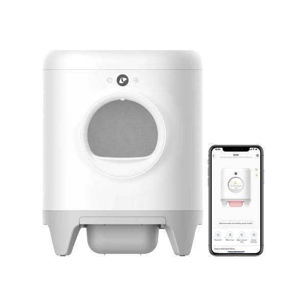 PETKIT 自動猫トイレ PuraX 猫トイレ 自動 大型 ねこ ペット ネコ 遠隔 消臭 多頭飼...