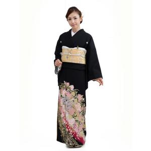 桂由美 留袖 レンタル3163桂由美(YumiKatsura留袖)(黒留袖 レンタル)結婚式 桂由美 留袖 レンタル｜黒留め袖