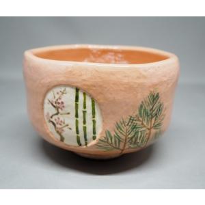 茶道具 抹茶茶碗 平茶碗 蛍袋草 冬柴文廣作 露光窯 : 茶道具いまや静香