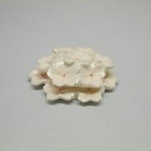 茶道具 香合 ひな祭り 桃 今岡三四郎作 茶道 : 茶道具いまや静香園
