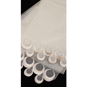 半幅帯 兵児帯 着物 浴衣 日本製 オーガンジー 刺繍 obisiffon オフホワイト