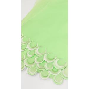 半幅帯 兵児帯 着物 浴衣 日本製 オーガンジー 刺繍 obisiffon ライトグリーン 緑 黄緑