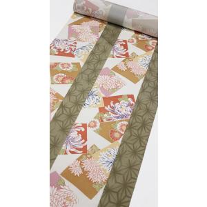 長襦袢 襦袢 反物 未使用 正絹 本場奄美大島泥染 ピンクベージュ 霞