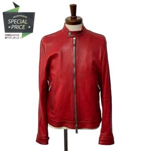 Dsquared2 ディースクエアード ライダースジャケット 羊革 ブラック