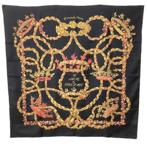 HERMES カレ90 カシミヤシルク インドの狩猟 エルメス HERMES エルメス カレ90 インドの狩猟 CHASSE EN INDE 大判