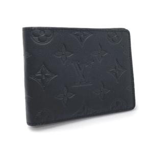 LOUIS VUITTON ルイ・ヴィトン ポルトフォイユ・ミュルティプル モノグラム・シャドウ ノワール ブラック M62901 二つ折り財布 【新品】｜kyoto-yorozuya