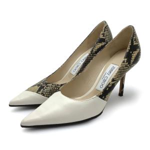 JIMMY CHOO（ジミーチュウ） レース ヒール パンプス ブラック