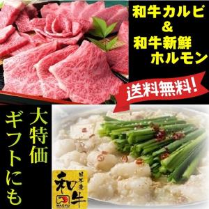 ホルモン 250g ＆ 中落ち カルビ 250ｇ 焼き肉 和牛 もつ鍋 和牛カルビ 和牛ホルモン