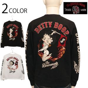 Ed Hardy（エド・ハーディー） × BETTY BOOP ベティブープ 刺繍 天竺