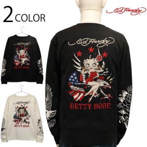 Ed Hardy（エド・ハーディー） ベティブープ BED-2501 天竺長袖Tシャツ