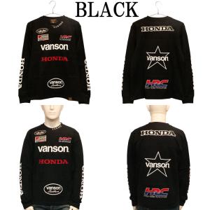 VANSON×HONDA スター×ロゴ 柄 刺...の詳細画像2