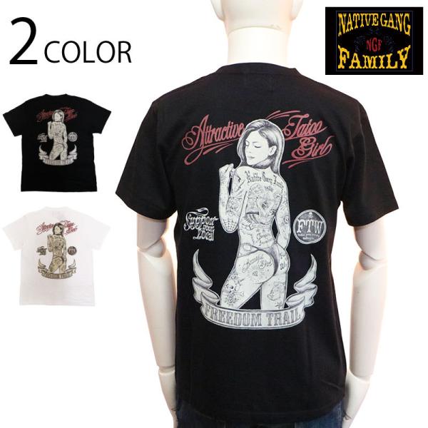NATIVE GANG FAMILY ネイティブ ギャング ファミリー 手描きビキニガール 柄 イン...