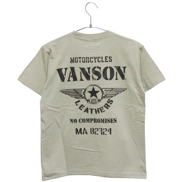 VANSON バンソン スターロゴ 6.2オンス 天竺 半袖 Tシャツ NVST-2319 ばんそん...