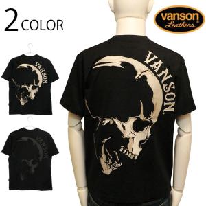 vanson leathers イーグル＆バイク刺繍長袖Tシャツ ロンT VANSON