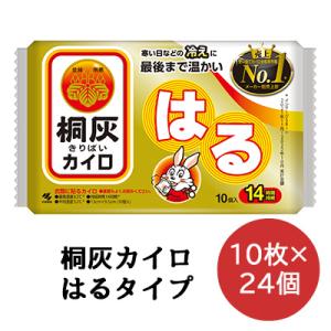 【法人・企業様限定販売】 小林製薬 桐灰 カイロ  貼る 10枚×24袋 使いすてカイロ 送料無料 06068｜kyoto33