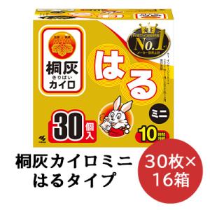 【法人・企業様限定販売】 小林製薬 桐灰 カイロ 貼る ミニサイズ 30枚×16箱 使いすてカイロ ...