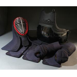 特製2.0分紺鹿革手刺防具 仁王の詳細画像2