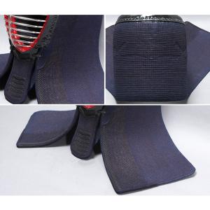 特製1.5分紺鹿革手刺防具 仁王の詳細画像5