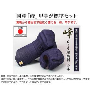 剣道防具セット 6mm織刺 天(てん) ミツボ...の詳細画像4