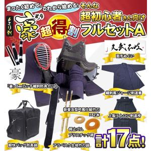 必ず使う！無駄なものは一切なしの剣道初心者フルセット『豪』剣道具パッケージA