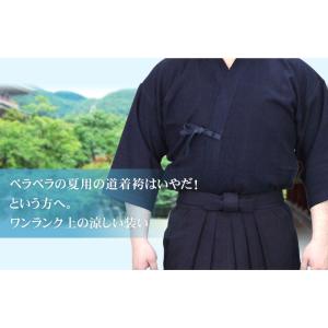 夏用剣道着袴セット 藍染夏用小刺剣道着+正藍染...の詳細画像4