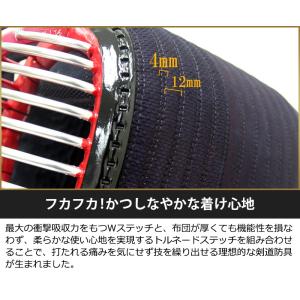 剣道防具 求道Wステッチ 面、小手、垂 剣道防...の詳細画像3