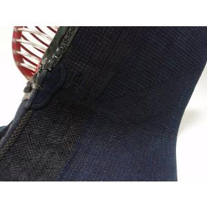 梁山(りょうざん)紺鹿革刺1,5分手刺防具面 ...の詳細画像3