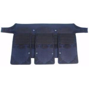 梁山（りょうざん）1,2分手刺紺鹿革防具 垂　剣道具　剣道防具